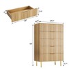 Modern 5 Drawer Dresser for Bedroom with Gold Handle and Large Drawer - 2 of 4