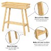 All - Bamboo Plant Table,Sturdy & Eco - Friendly for Indoor GardeningNatural Elegance for Your Greenery Display - 4 of 4