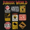 Boy's Jurassic World: Dominion Dinosaur Warning Sign Collage T-Shirt - image 2 of 4