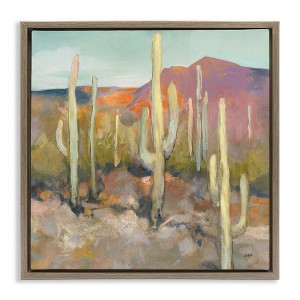 Stupell Industries Soft Cactus Desert Landscape, 18" x 18" - 1 of 4