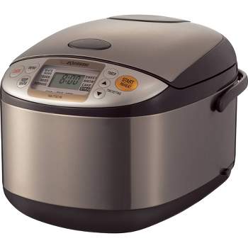  Zojirushi Pressure Induction Heating Rice Cooker & Warmer, 10  Cup, Stainless Black, Made in Japan: Home & Kitchen