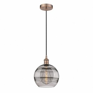 Rochester - 1 Light Cord Hung Mini Pendant In Industrial Style-11.63 Inches Tall and 10 Inches Wide - 1 of 1