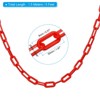 Unique Bargains Adjustable Crowd Control Driveway Plastic Chain Barrier with Snap Hooks - 2 of 4