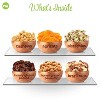 Dried Fruit & Nuts Gift Basket in Green Box (6 Assortments) Gourmet Bouquets Arrangement Platter - 3 of 4