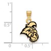 Black Bow Jewelry 14k Yellow Gold Plated Sterling Silver Coastal Carolina Chanticleers NCAA Small Pendant - 2 of 3
