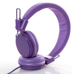 Kids Wired Ear Headphones,Stylish Headband Earphones for i-Pad Tablet,Purple,Practical Electronic Product - 1 of 4