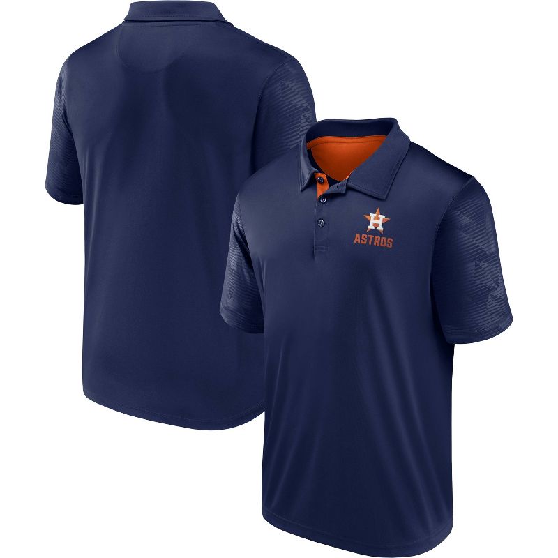 MLB Houston Astros Men&#39;s Short Sleeve Polo T-Shirt, 3 of 4