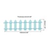 Unique Bargains Decorative Miniature Garden DIY Mini Ornament Picket Fence - 2 of 4
