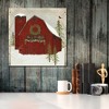 Courtside Market Snow Barn 16x16 Gallery-Wrapped Canvas - 2 of 4
