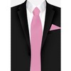 Jacob Alexander Men's Solid Color Neck Tie - 3 of 4