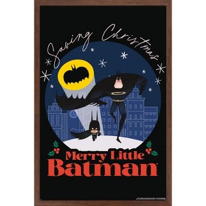 Trends International DC Merry Little Batman - Saving Christmas Framed Wall Poster Prints - 1 of 4