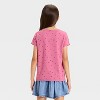 Girls' Short Sleeve Classic Fit T-Shirt - Cat & Jack™ - 2 of 3