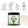 La Republica Lion's Mane Matcha Powder, USDA Organic Japanese Green Tea & Lion's Mane Mushroom Extract, Supports Mental Clarity - 60 Servings - 4 of 4