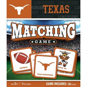 MasterPieces Officially Licensed NCAA Texas Longhorns Matching Game for Kids and Families - 1 of 4