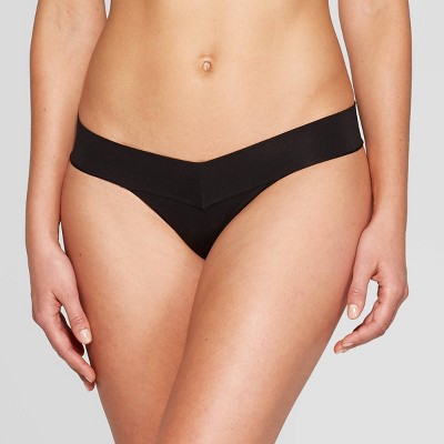 Women's Seamless Thong - Auden™ Black M : Target