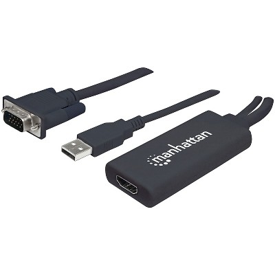 Manhattan VGA & USB to HDMI Converter ICI152426
