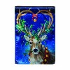 Evergreen Santa's Reindeer Lustre Garden Flag 12 x 18 Inches Indoor Outdoor Decor - image 2 of 4