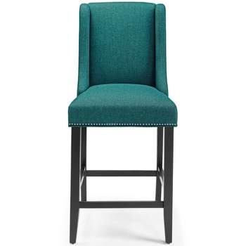 Baron Upholstered Fabric Counter Height Barstool - Modway