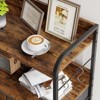 Tall Dresser for Bedroom,Vertical Dresser with 5 Fabric Drawers & 2-Tier Open Shelves,Chest of Drawers with Hanging Racks for Living Room,Small Space - 4 of 4