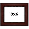 PosterPalooza | Photo Size Distressed Brown Picture Frame - UV Acrylic, Foam Board Backing, Hanging Hardware - 2 of 4