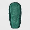 Adult Embroidered Faux Fur Christmas Slipper Socks with Grippers - Wondershop™ - 4 of 4