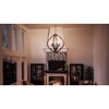 Urban Ambiance Luxury Rustic Chandelier,  32-1/2" x 30",  Olde Iron Finish, UHP3031 - 2 of 4