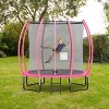 BestMassage Trampoline 8/14FT  Round Outdoor Trampolines with Safety Enclosure Net Safe ASTM Certified Family Fun for Kids and Adults - 2 of 4