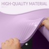 Gulches Yoga mat, 1/2 inch ultra-thick high-density practice mat with straps, suitable for all kinds of yoga practice, a variety of colors - 3 of 4