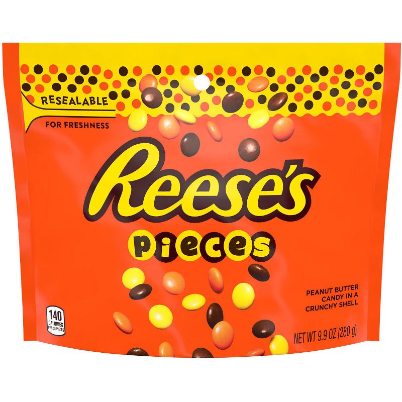 Reese's Pieces Chocolate Candy - 9.9oz, 1 of 8