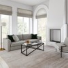 Metal Cross Coffee Table in Black - Henn&Hart - 4 of 4