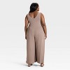 Women's V-Neck Jumpsuit - Ava & Viv™ - 2 of 3