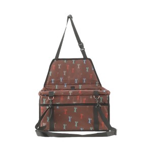 Unique Bargains Dog Print Pet Car Seat Cover 15.75"x12.6"x9.84" Brown 1 Pc - 1 of 4