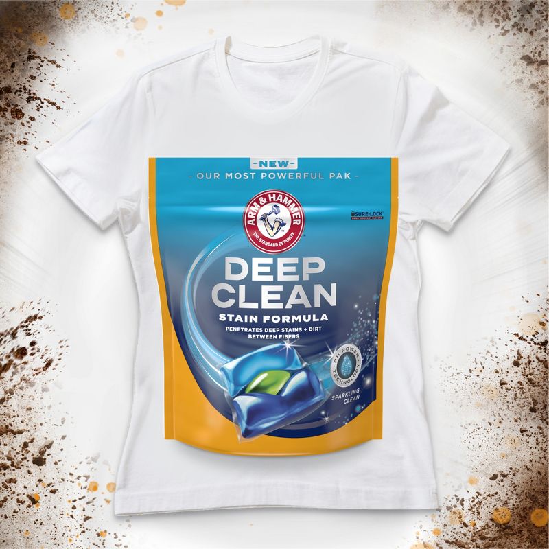 Arm &#38; Hammer Deep Clean Stain Unit Dose Detergent - 44ct, 3 of 18