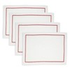 Saro Lifestyle Embroidered Line Design Placemat (Set of 4) - 3 of 4