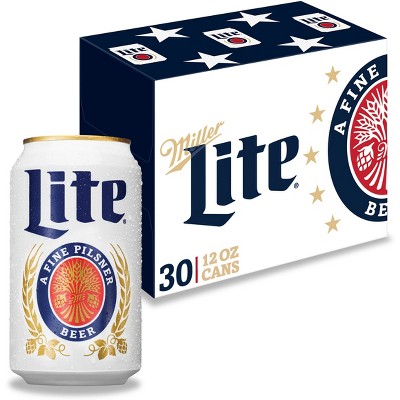 Miller Lite Beer - 30pk/12 fl oz Cans