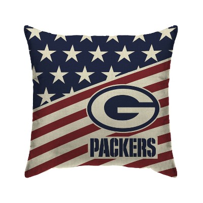 NFL Green Bay Packers Americana Decorative Throw Pillow