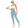 Clearlove Pants for Women Casual Summer Pull On Yoga Dress Work Jeggings Athletic Golf Crop Pants with Pockets - 3 of 4