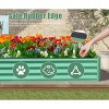 Syemin Metal Deep Root Planter Box Outdoor, Galvanized Garden Bed，or Vegetables, Flowers, Herbs, and Succulents, Green,94.49"*47.25"*11.81" - 4 of 4