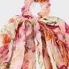 Floral Tail Bow Hair Twister - A New Day™: Botanical Pattern, Recycled Polyester, Hair Elastic - 3 of 3
