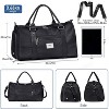 Women's gym sports luggage with wet pockets and shoe cabinet, suitable for carrying luggage for exercise - 3 of 4