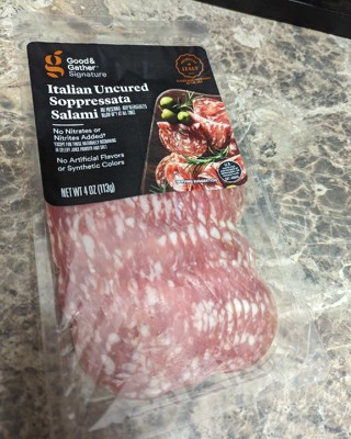 Signature Italian Uncured Sopressata Salami - 4oz - Good & Gather™ : Target