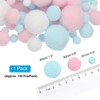Unique Bargains Creative Round Craft Decoration Home Art Supplies Pom Poms - 2 of 4