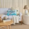 Mina Victory Coastal Accessories Embellished Turtle 13" x 21" Multicolor Throw Pillow - 3 of 4