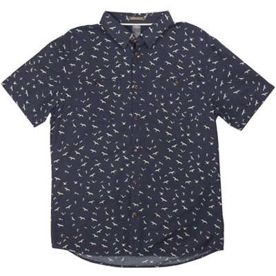 Quiksilver Mens Wake Sea Button Up Shirt