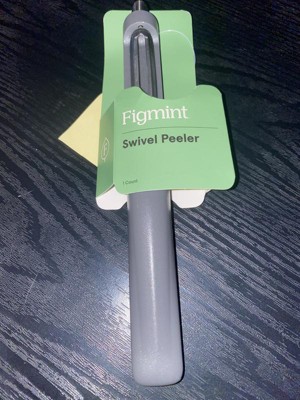 Soft Grip Swivel Peeler Dark Gray - Figmint