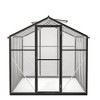 CAVINAS 6x8 ft Polycarbonate Greenhouse with Raised Base and Anchor Aluminum Heavy Duty Walk-in Greenhouses for Backyard - 2 of 4