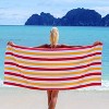 Arkwright Oversized Beach Towels (30x70, 4-Pack), Soft Ringspun Cotton Cabo Cabana Striped Beach Towel, Pool Towel, Bath Towel - 4 of 4