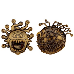 Fanattik Dungeons & Dragons 50th Anniversary Beholder Twin Medallion Set - 1 of 4