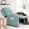 Hybition 40.55inch Height Power Recliner Chair, Breathable Fabric Single Overstuffed Recliner Sofa with USB Charge Port for Living Room - 3 of 4