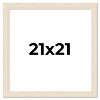 PosterPalooza | 21x21 Wide Barnwood Picture Frame, UV Acrylic, 6 Finishes - Grey, Brown, White, and Black - 2 of 4